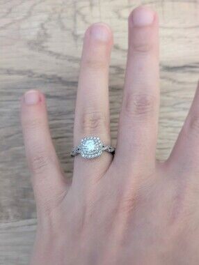 Adjustable Square Tiered Ring - Women's Jewelry